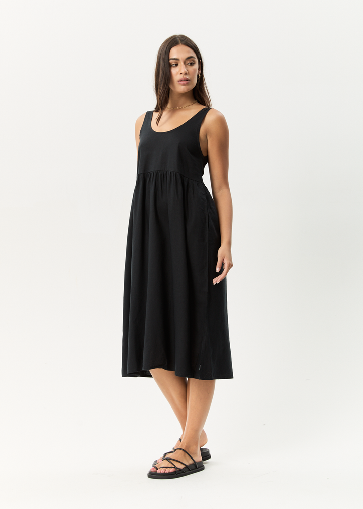 Jesse Midi Dress – Black