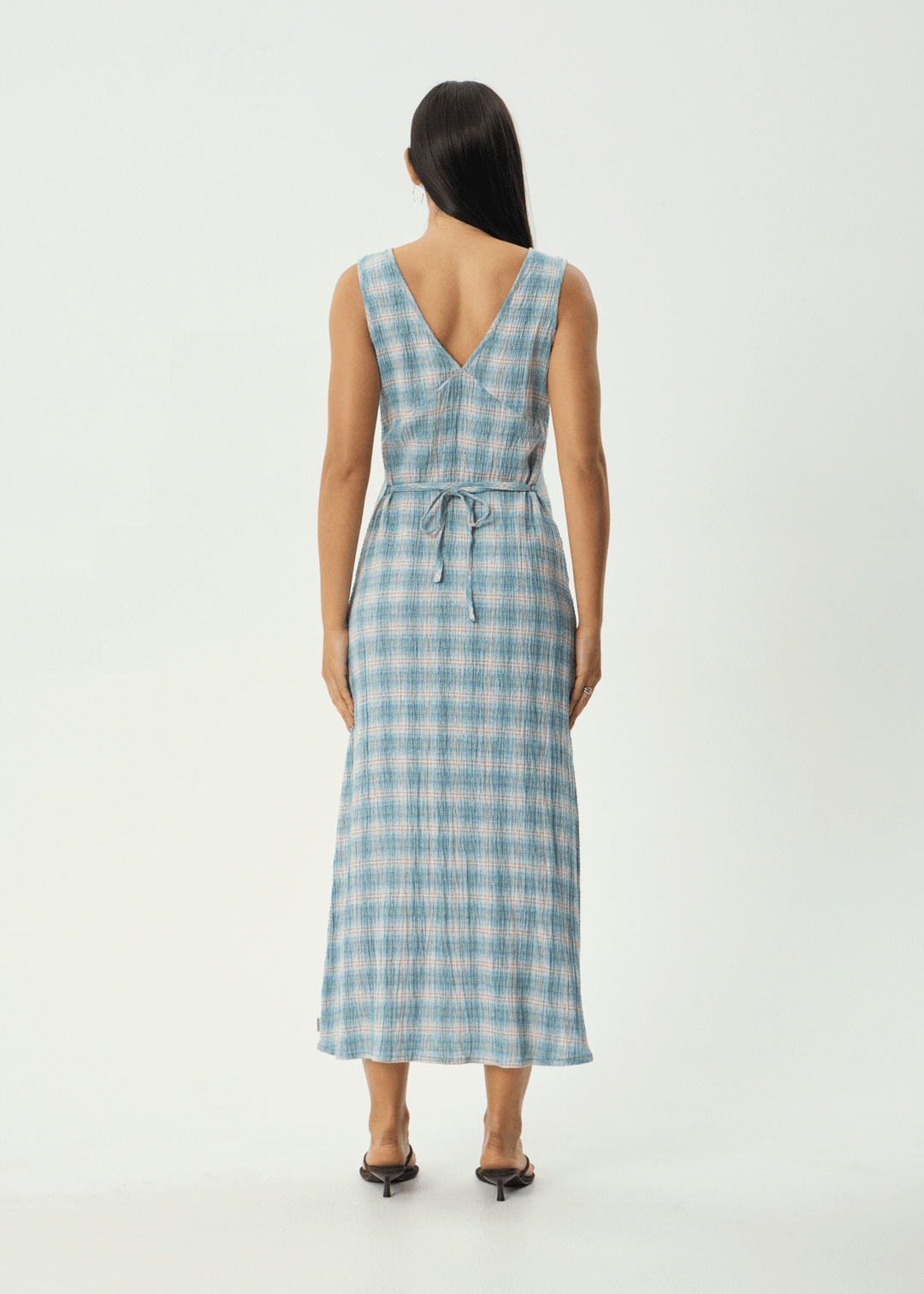 Tully Seersucker Maxi Dress – Lake Check