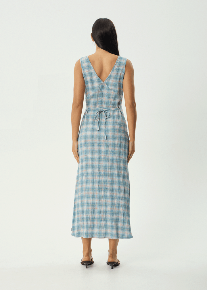 Tully Seersucker Maxi Dress – Lake Check