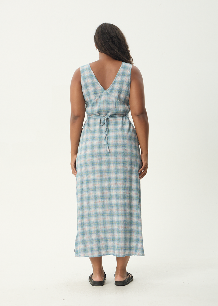 Tully Seersucker Maxi Dress – Lake Check