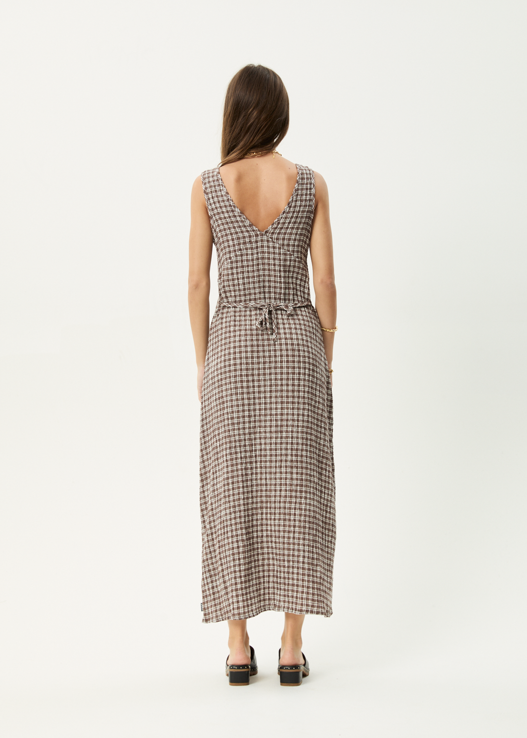 Tully Seersucker Maxi Dress – Coffee Check