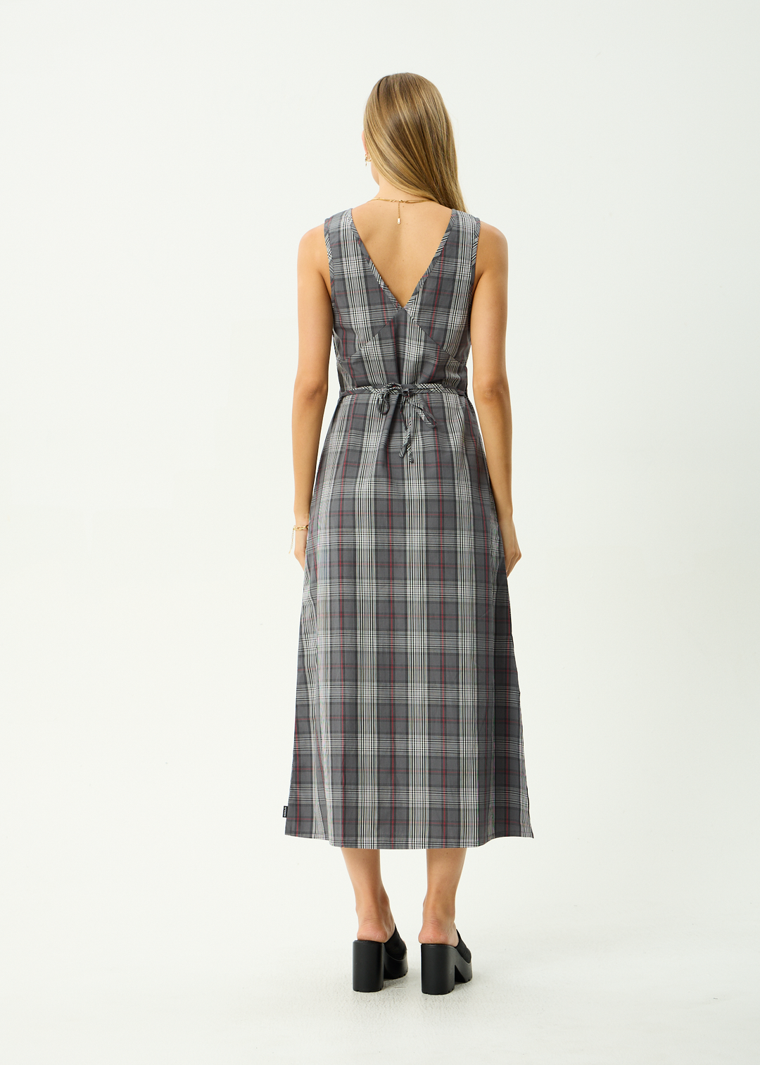 Eboni Maxi Dress – Gunmetal