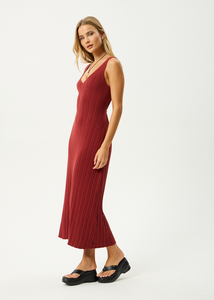 Iris Knit Midi Dress – Red Rum