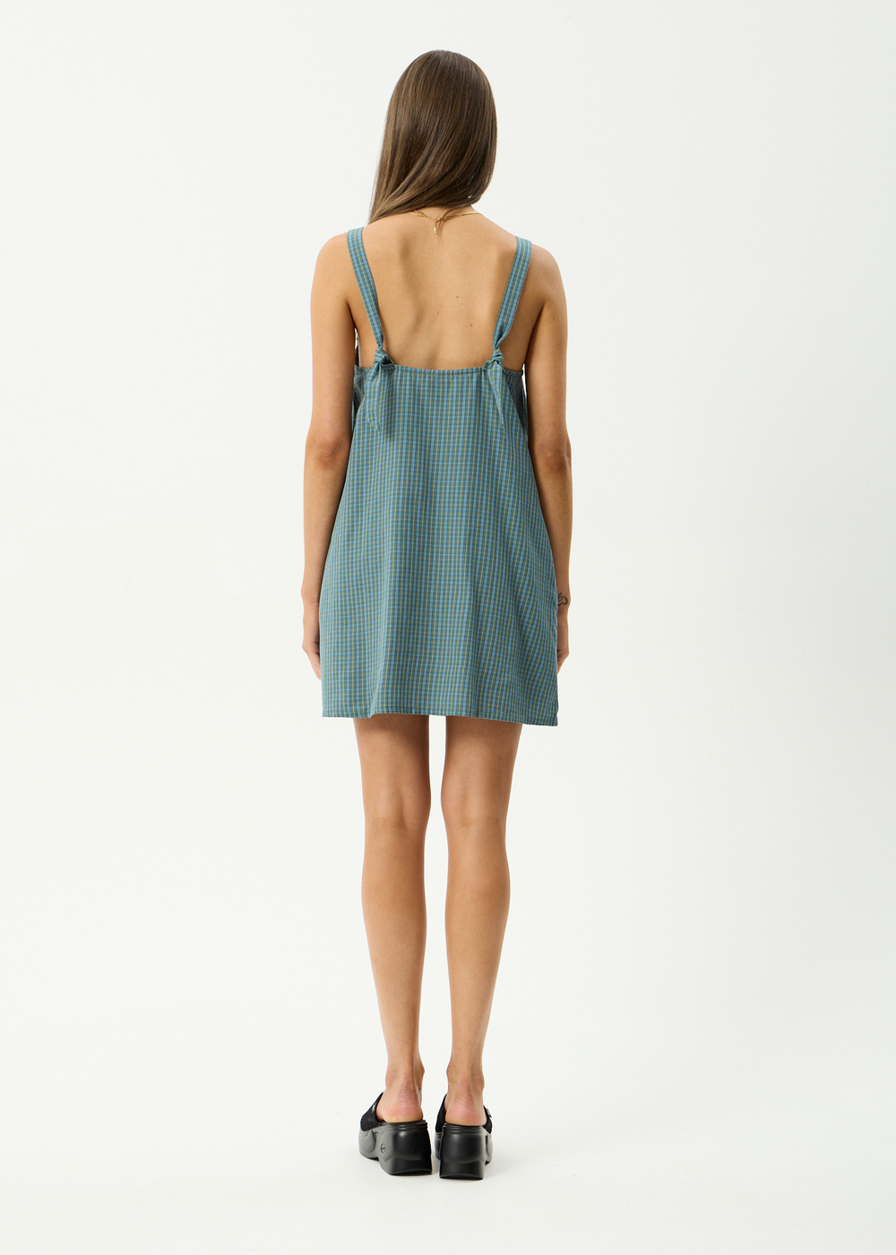 Womens Mini Dress Voyager - Deep Olive Voyager - AFENDS