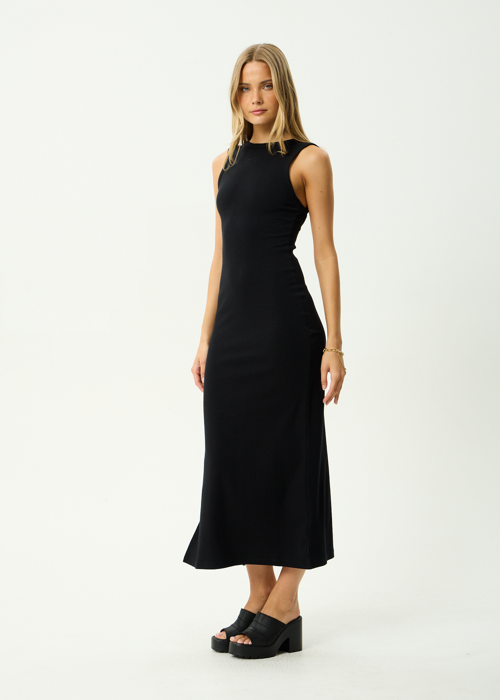 Womens Maxi Dress Astoria - Black - AFENDS
