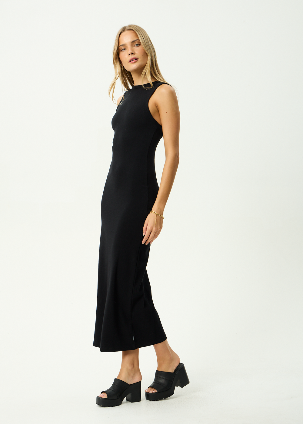 Womens Maxi Dress Astoria - Black - AFENDS