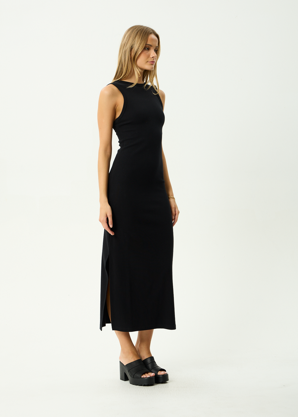 Womens Maxi Dress Astoria - Black - AFENDS
