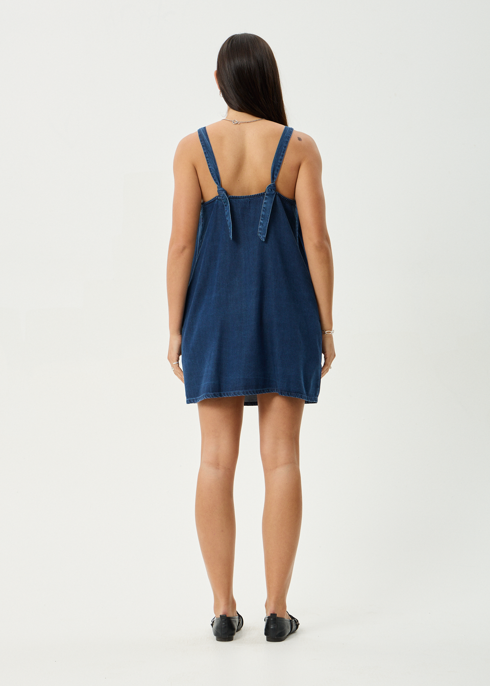 Womens Mini Dress Palmer - Ink - AFENDS