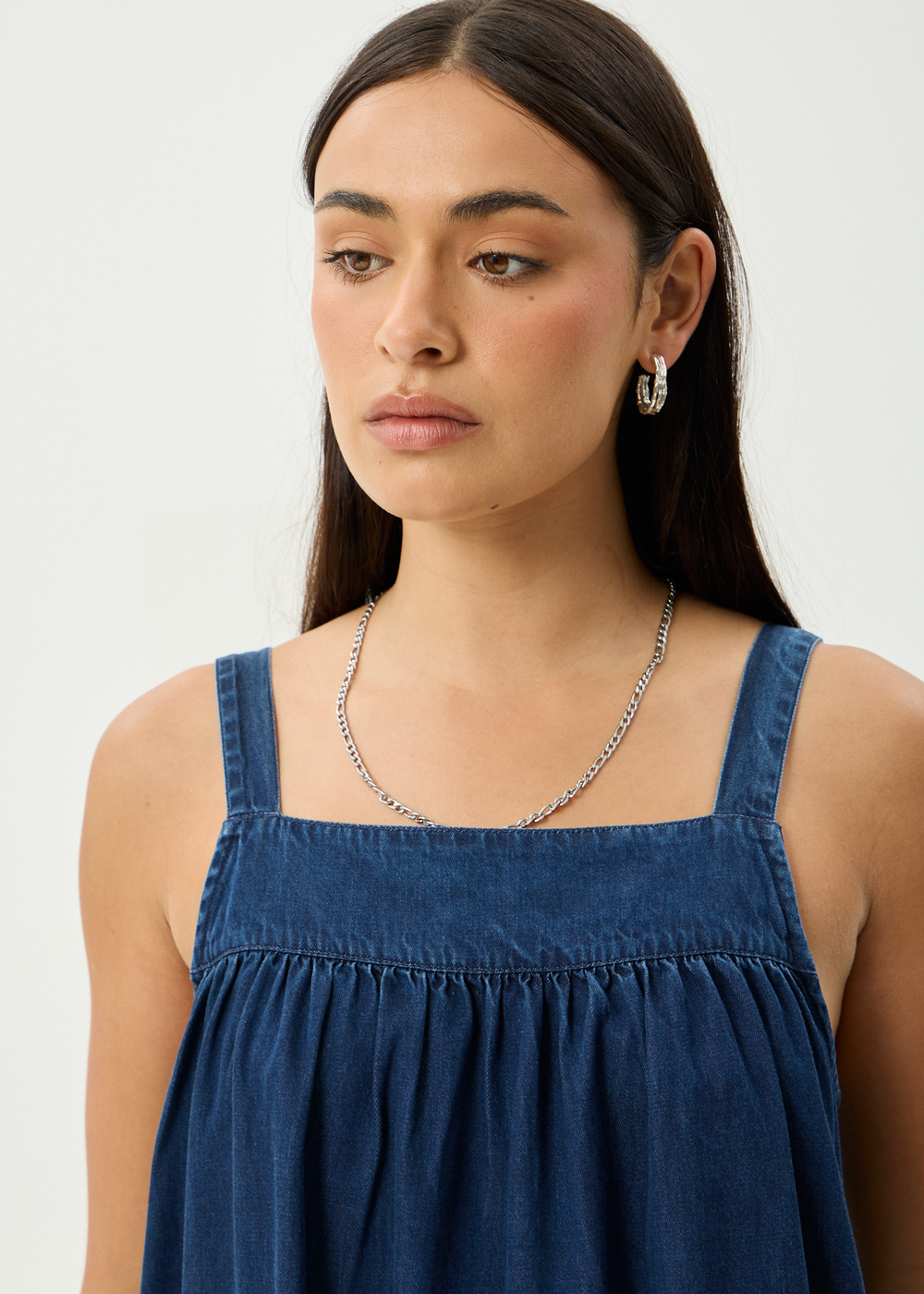 Womens Mini Dress Palmer - Ink - AFENDS