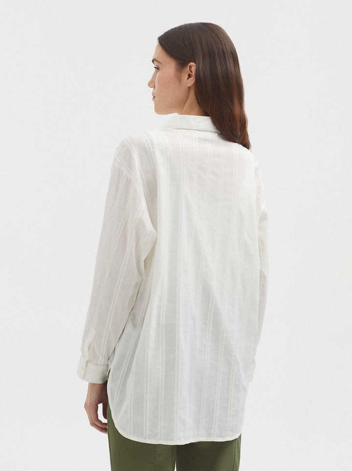 Jacquard Shirt – White