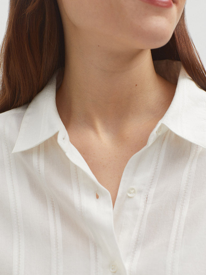 Jacquard Shirt – White
