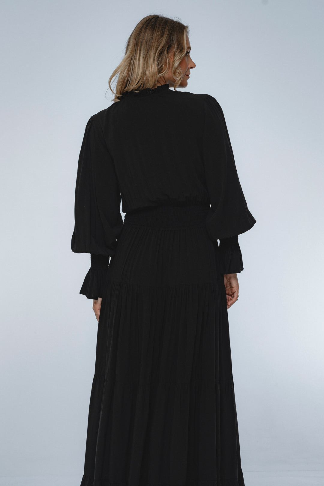 Lotus Ruffled Maxi Dress