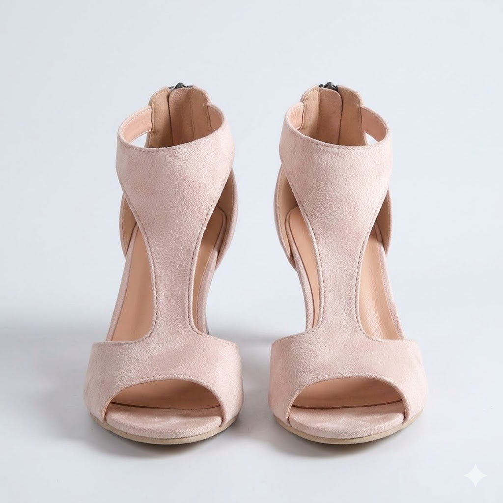 Sofia Elegant Open-Toe Heels