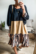 Khaki Printed