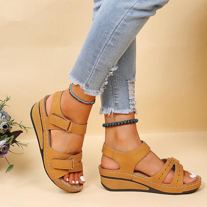 Freya Cushioned Wedge Sandals