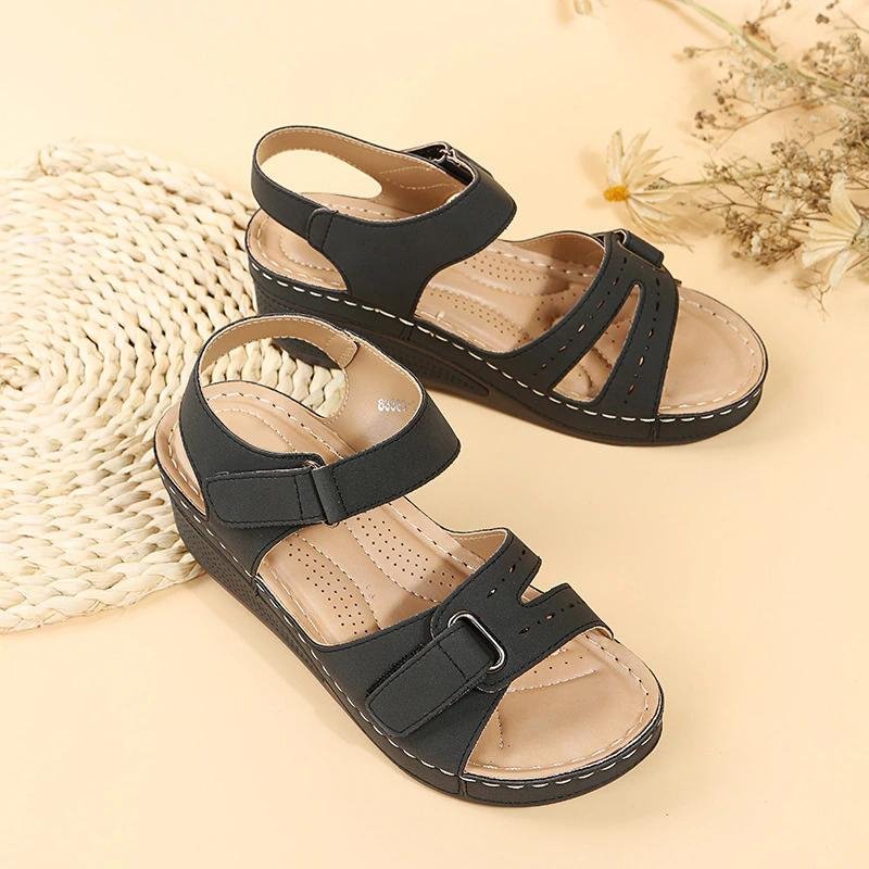 Freya Cushioned Wedge Sandals