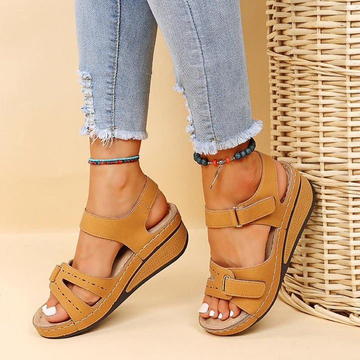 Freya Cushioned Wedge Sandals