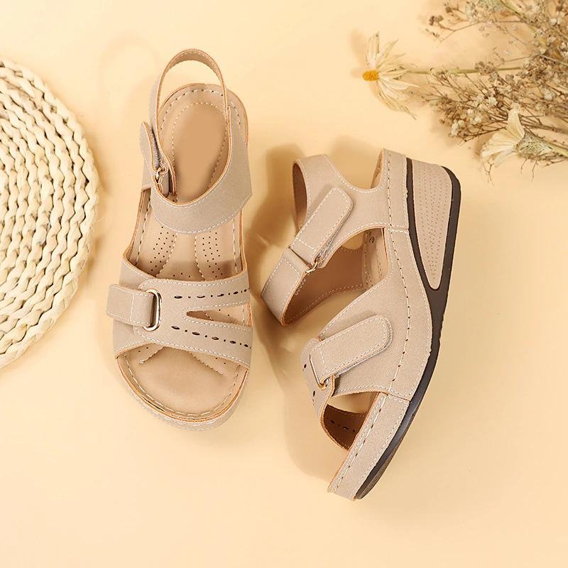 Freya Cushioned Wedge Sandals