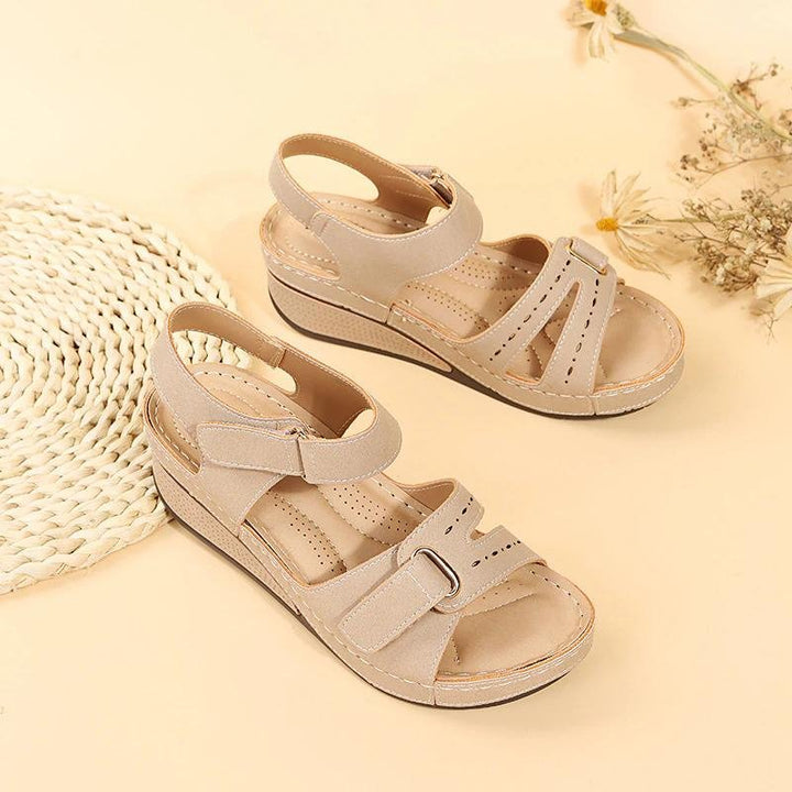 Freya Cushioned Wedge Sandals