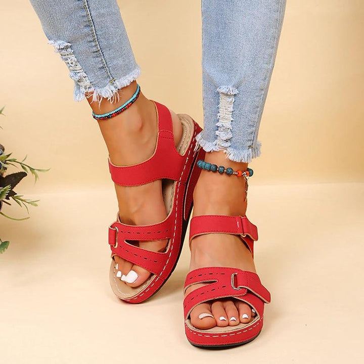 Freya Cushioned Wedge Sandals