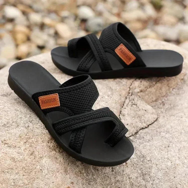 Mia Crisscross Mesh Sandals