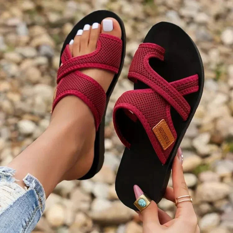 Mia Crisscross Mesh Sandals