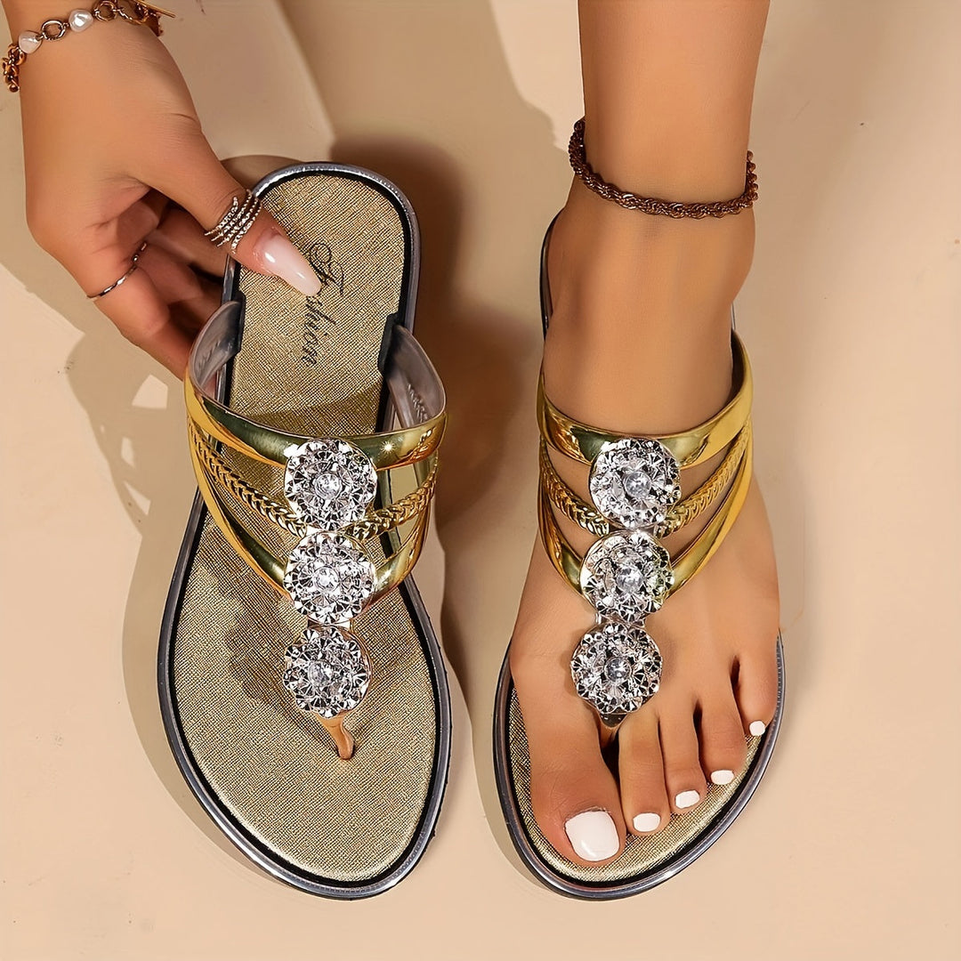 Sutcliffe Crystal Embellished Glam Sandals