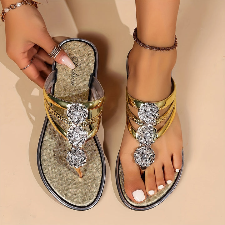 Sutcliffe Crystal Embellished Glam Sandals