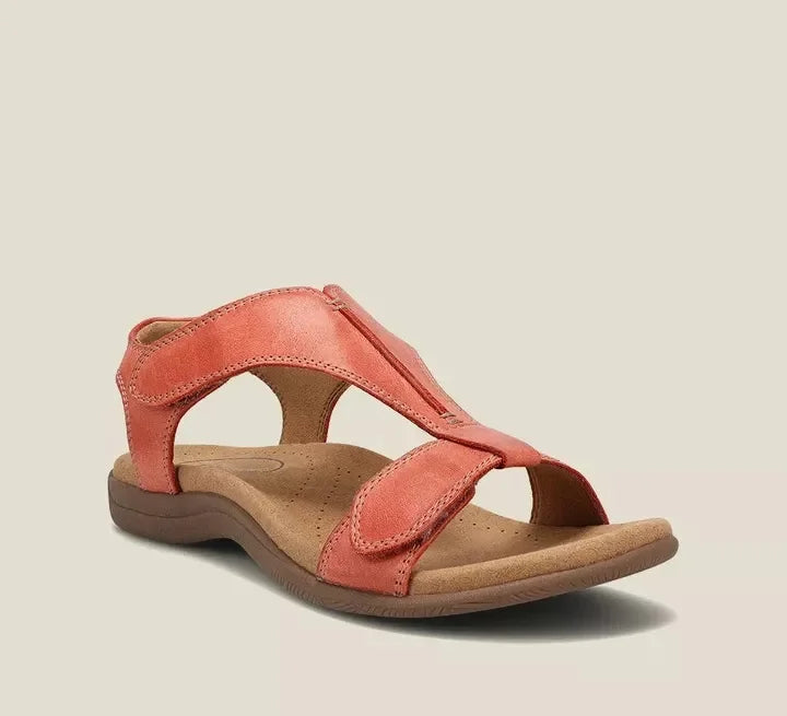 Charlotte Leather Cushioned Arch Support Sandals