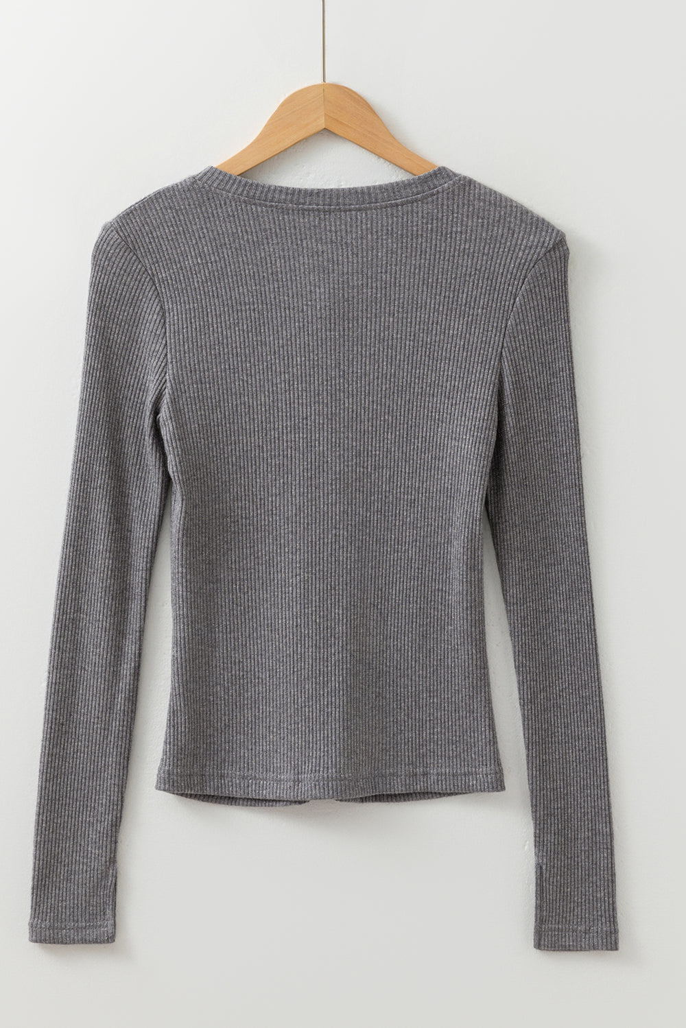 Sleet Ribbed Knit Button Down Slim Cardigan