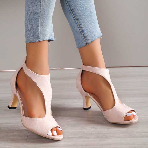 Sofia Elegant Open-Toe Heels