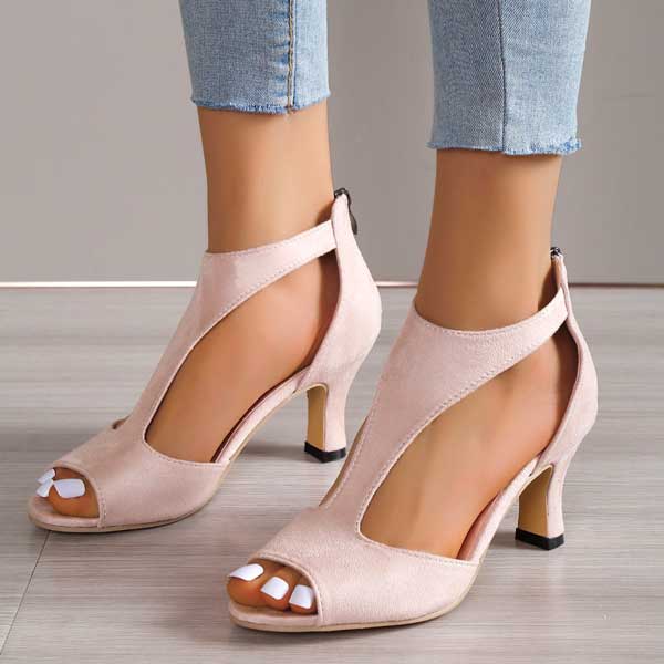 Sofia Elegant Open-Toe Heels