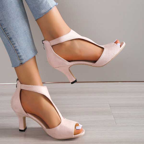 Sofia Elegant Open-Toe Heels
