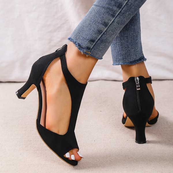 Sofia Elegant Open-Toe Heels