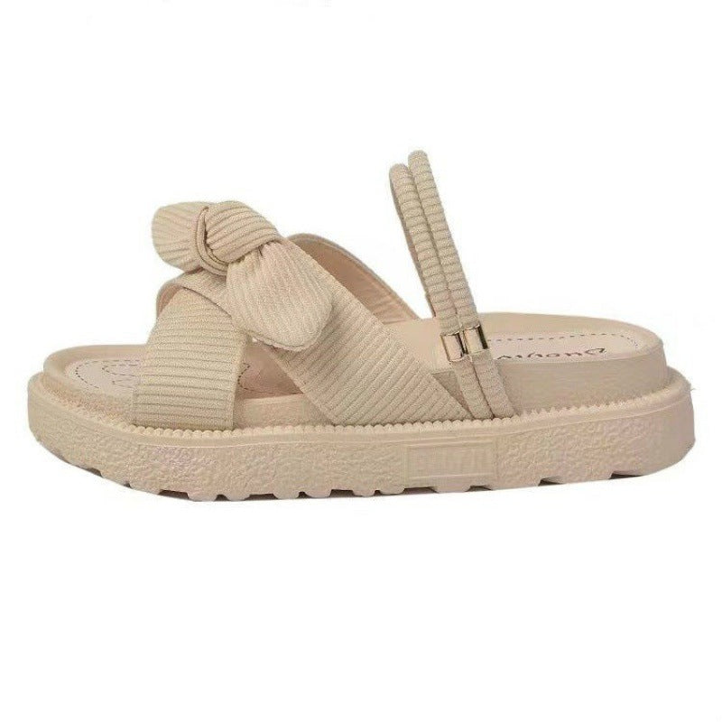 Alice Bow-Detail Platform Sandals