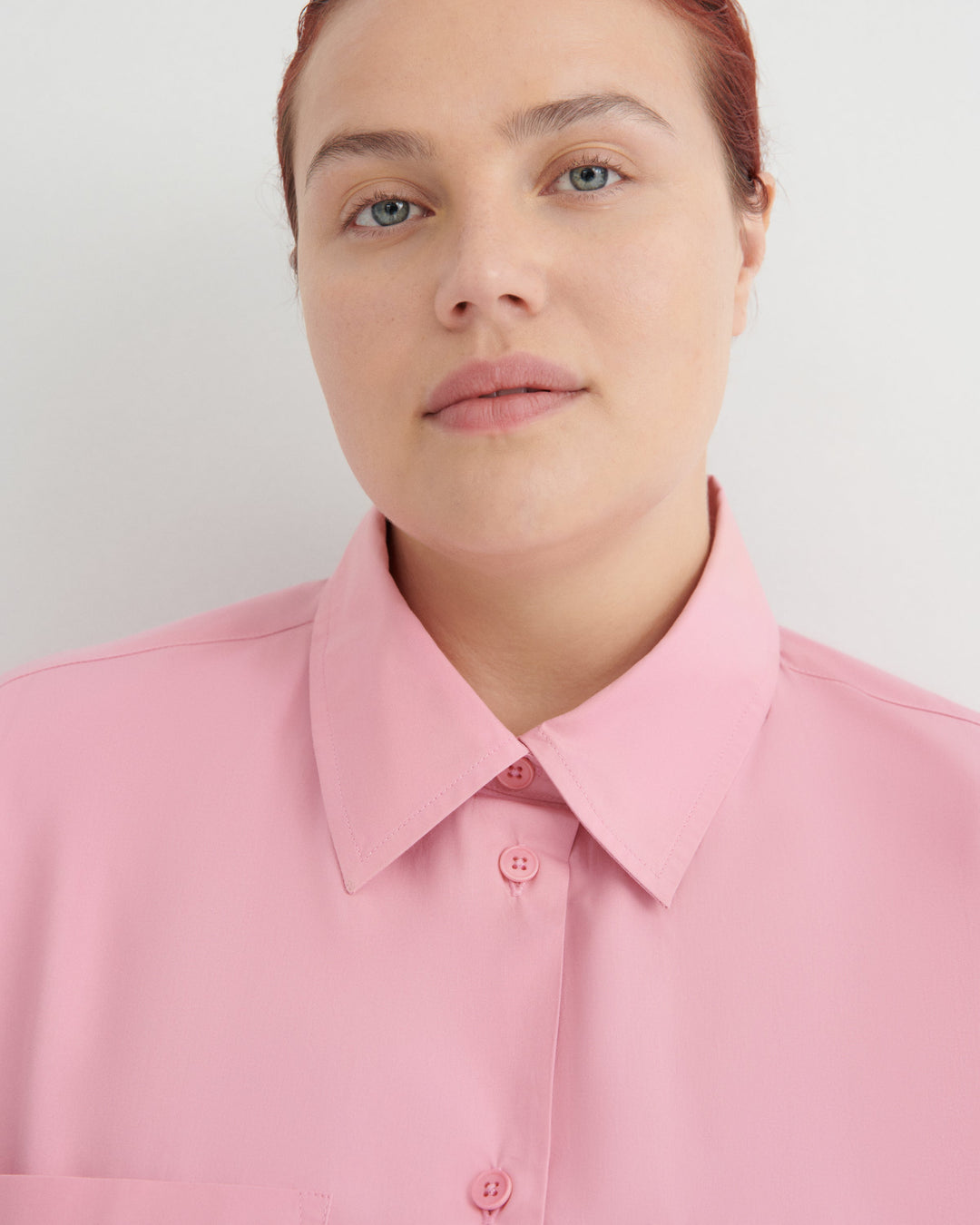 Elementary Belted Boxy Shirt Dress – Begonia Pink