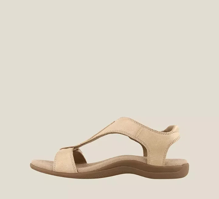 Charlotte Leather Cushioned Arch Support Sandals