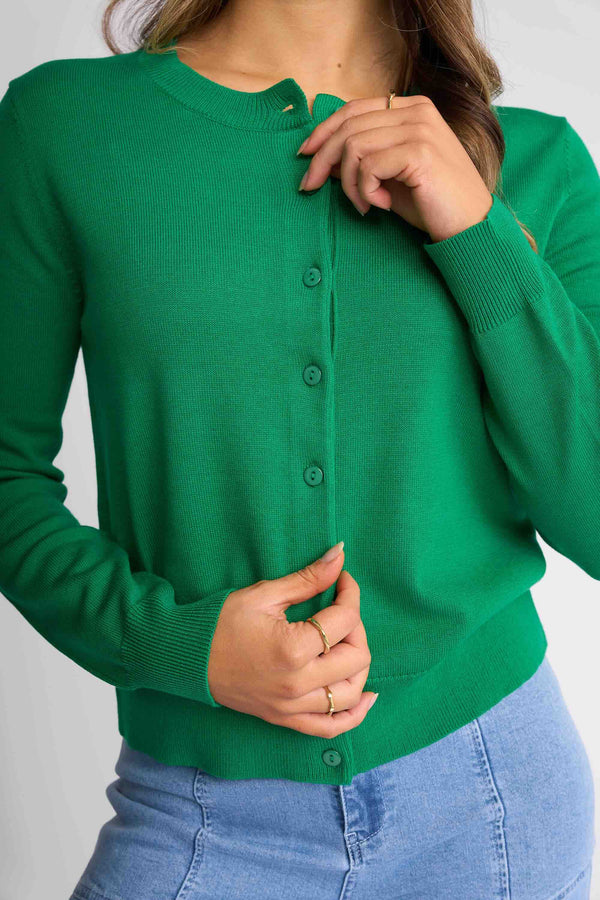 Mimi Cardigan - Parakeet