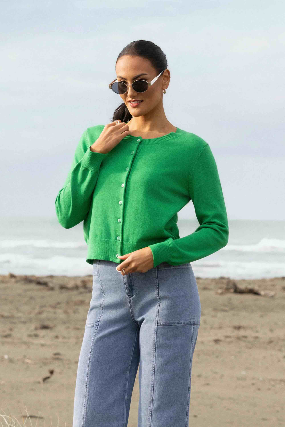 Mimi Cardigan - Parakeet
