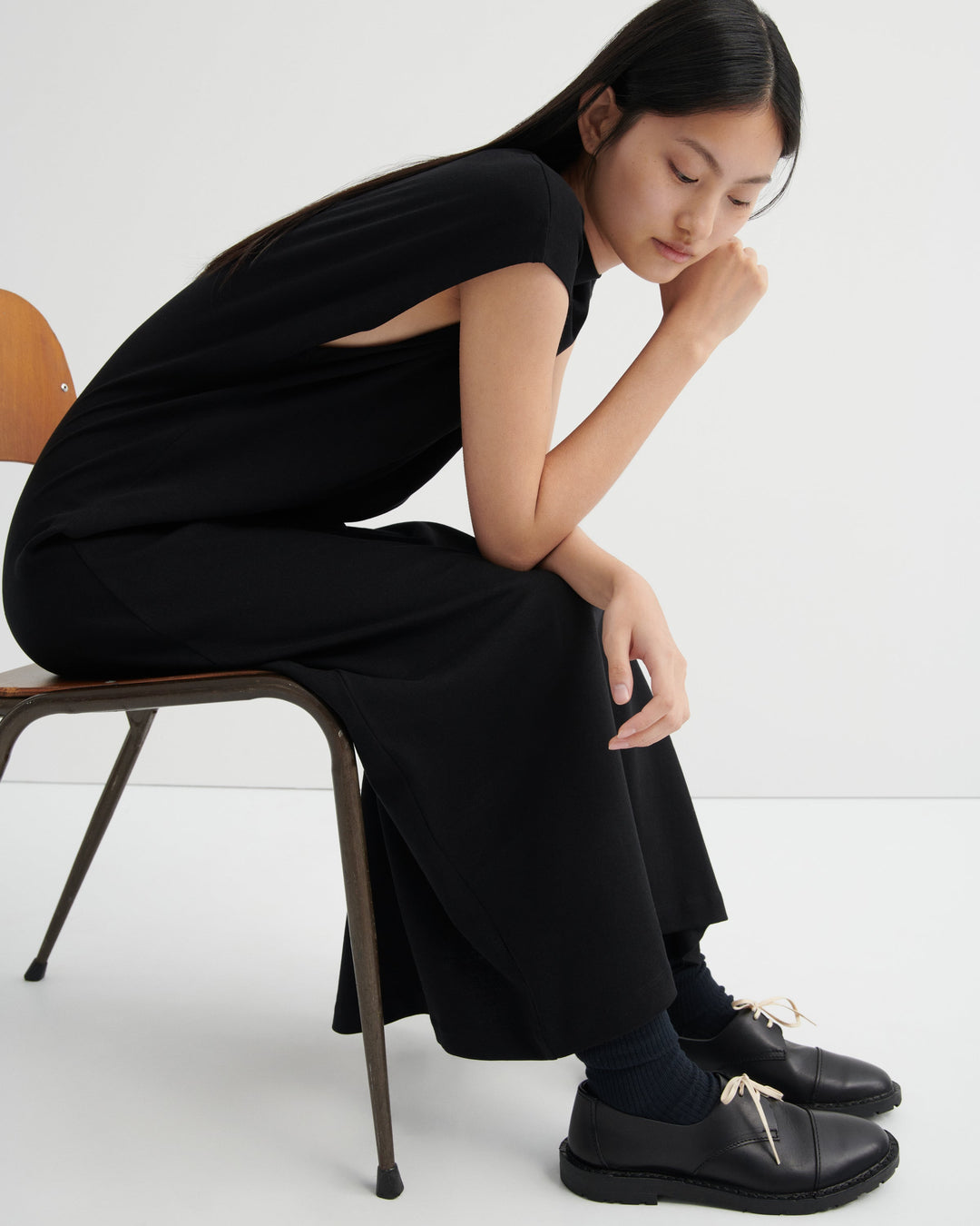 Method Organic Cotton Cap-Sleeve Dress – Black