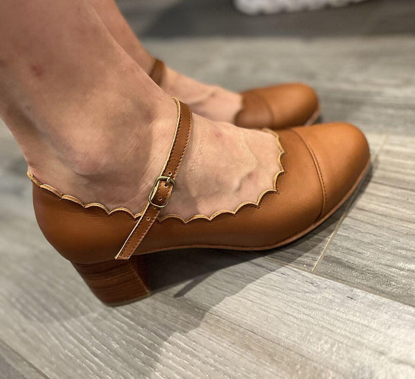 Reviewer photo of Bonita Mary Jane Leather Heels