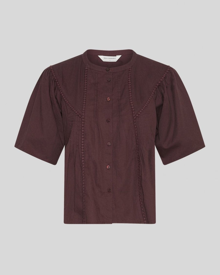 Ethelyn 3/4 Sleeve Shirt – Fudge