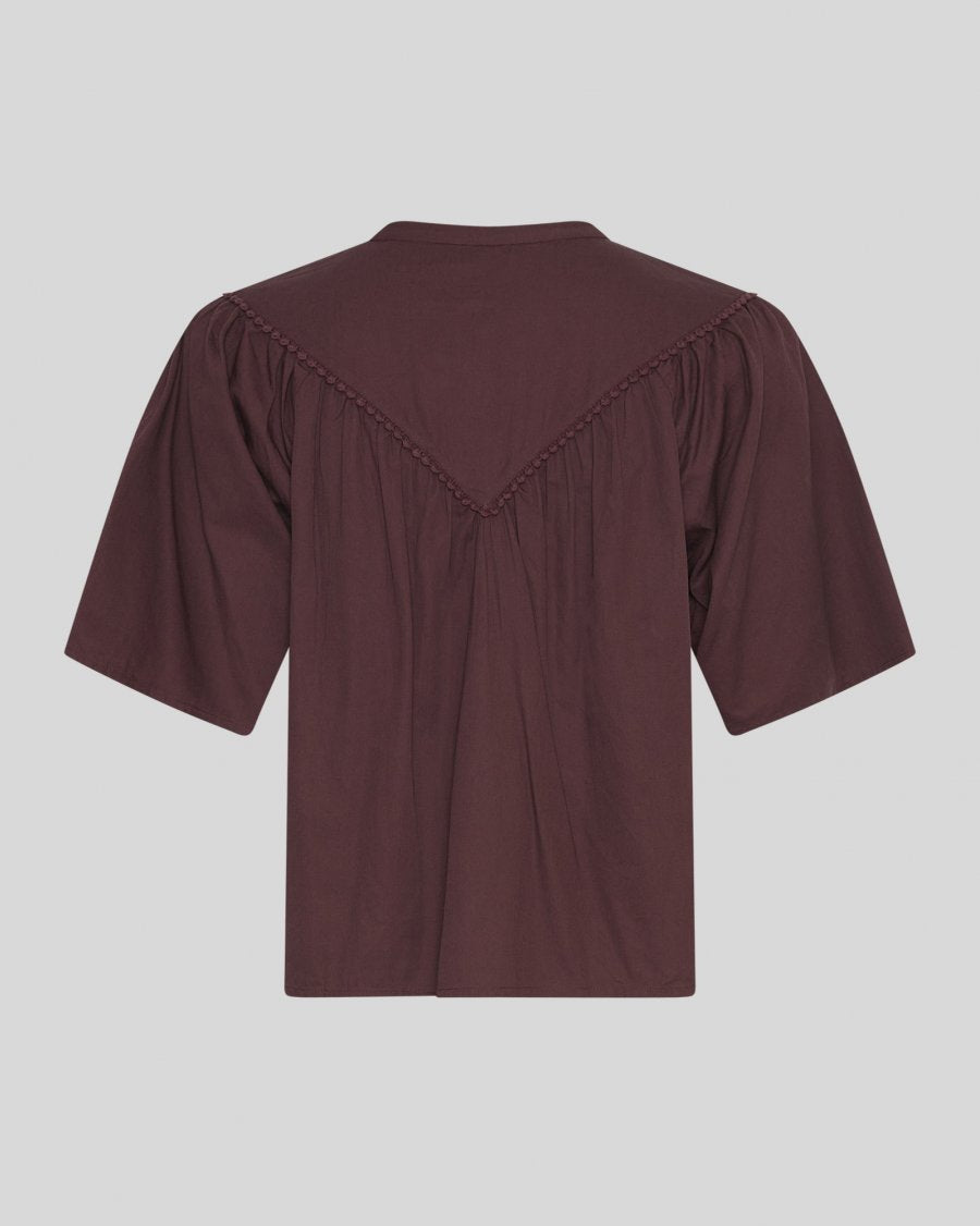 Ethelyn 3/4 Sleeve Shirt – Fudge