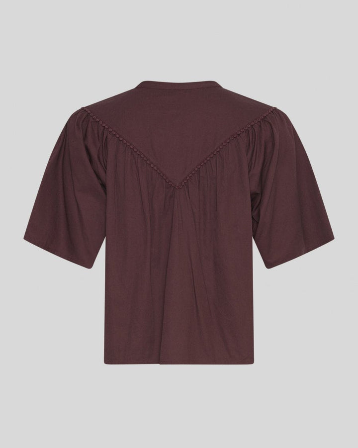 Ethelyn 3/4 Sleeve Shirt – Fudge