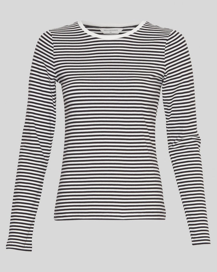 Gemma Top – Egret/Black