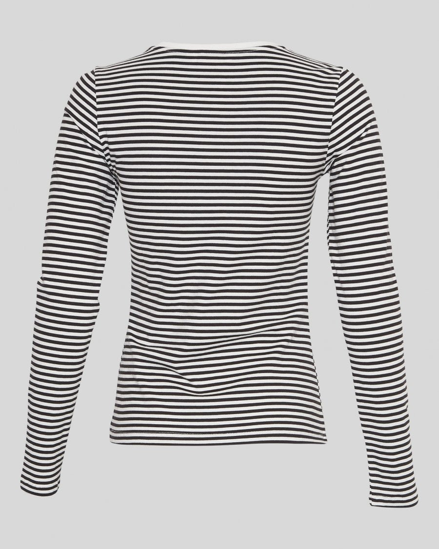 Gemma Top – Egret/Black