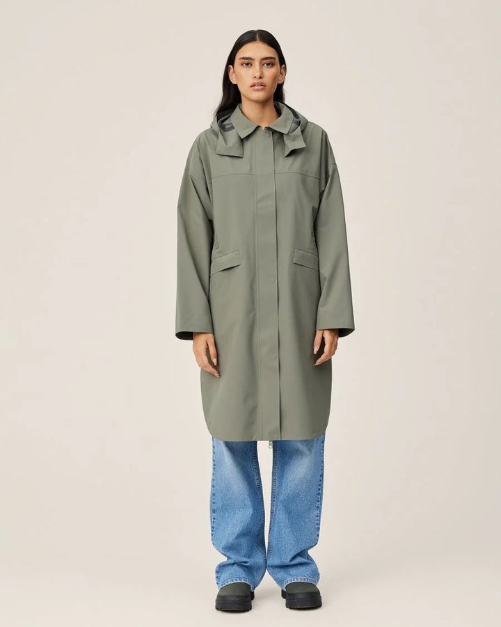 Roberte Rain Jacket – Mulled Basil