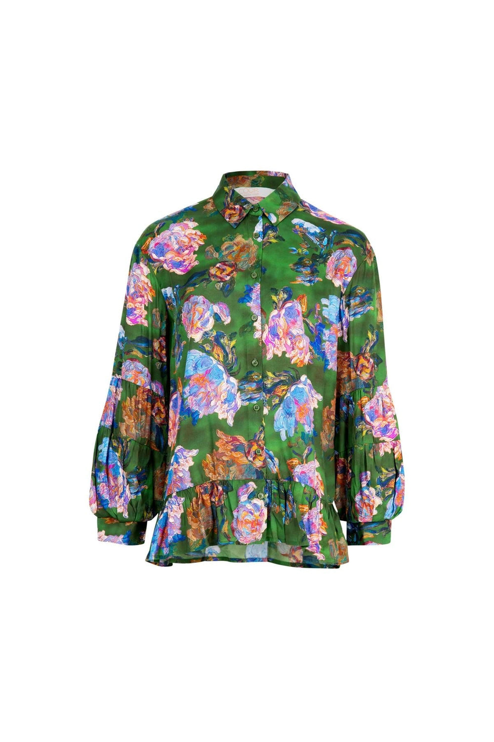 Flounce on Blouse