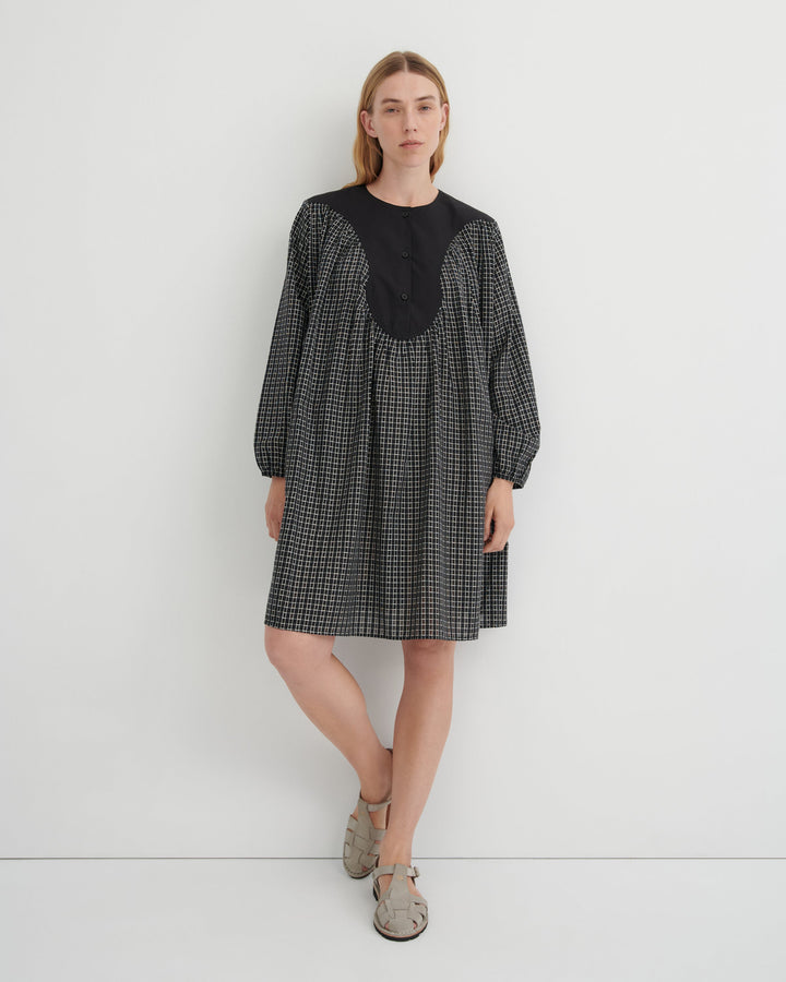Rodeo Woven Check A-Line Dress – Loom Check