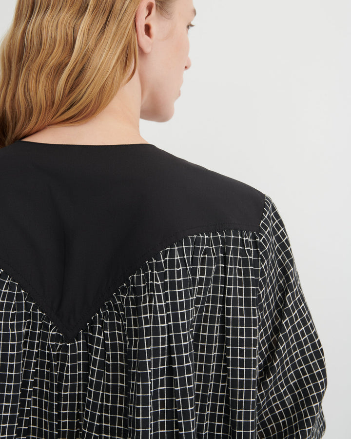 Rodeo Woven Check A-Line Dress – Loom Check